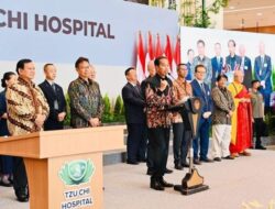 Resmikan RS Tzu Chi, Presiden Jokowi Imbau Masyarakat Berobat di Dalam Negeri