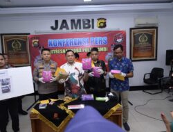 Ditresnarkoba Polda Jambi Gagalkan Pengiriman 4,5 Kilogram Sabu dari Aceh, Dua Tersangka Terancam Hukuman Seumur Hidup