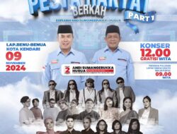 Kemeriahan Pesta Rakyat Berkah ASR-Hugua, Jamrud hingga Al-Ghazali Ramaikan Kendari