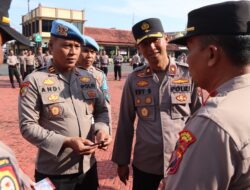 Tegakkan Disiplin, Propam Polres Jepara Melakukan Sidak Gaktibplin Personel
