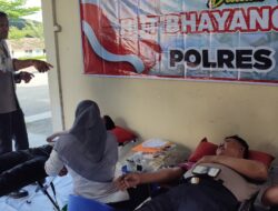 Gelar Donor Darah, Kapolres Demak : 64 Kantong Terkumpul