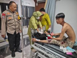 Pemuda Asal Gubug dibacok orang tak dikenal saat melintas dibawah fly over Pasar Ganepo