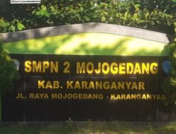 Bongkar Temuan Dugaan Korupsi Penyimpangan Dana APBD Dan Dinas Pendidikan SMPN2 Mojogedang Karanganyar