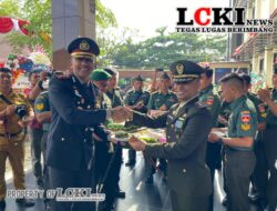 Kirim Nasi Tumpeng Di Hari Bhayangkara, Dandim Demak : Ini Merupakan Wujud Sinergitas TNI-Polri 