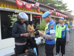 Propam Polres Demak Disiplinkan Anggota Saat Pelaksanaan Operasi Patuh Candi 2025