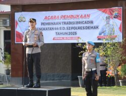 108 Bintara Remaja Polres Demak Ikuti Pembinaan Tradisi dan Pembaretan