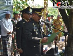 Dandim 0716/Demak Pimpin Upacara Pemakaman Militer Almarhum Kapten Inf Etok Danramil 11/Sayung