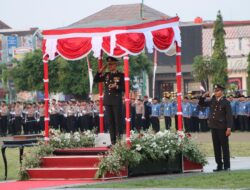 Penurunan Bendera HUT ke-80 RI di Demak Berlangsung Khidmat Dipimpin Kapolres Demak