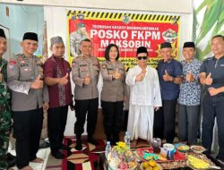 Trobosan Kreatif Bhabinkamtibmas dan Kunjungan Tokoh Masyarakat KH. Munif Zuhri Girikusumo di Posko FKPM MAKSOBIN Program MASCOBAIN