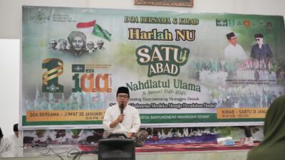 Banyumeneng Khidmat, Ratusan Nahdliyin Gelar Doa Bersama Peringati 1 Abad NU