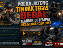 Polda Jateng Tindak Tegas Begal Dan Kreak : Tembak Di Tempat Jika Mengancam Jiwa