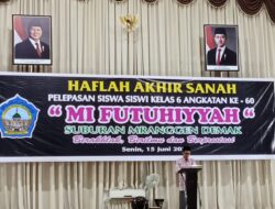 MI Futuhiyyah Mranggen Lepas 77 Siswa Siswi Angkatan ke-60 di Universitas STEKOM dengan Khidmat
